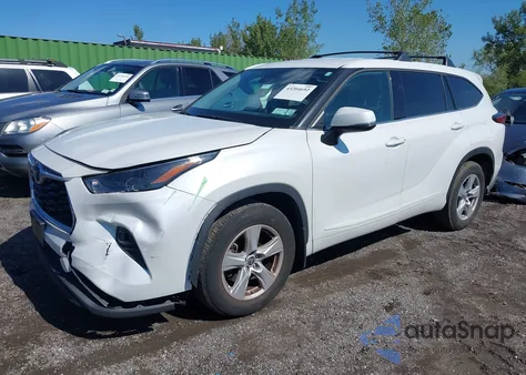 2022 Toyota Highlander Le from USA, damaged, VIN 5TDBZRBH4NS215584